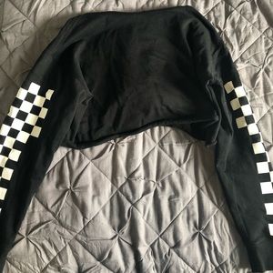 Cropped Black Hoodie